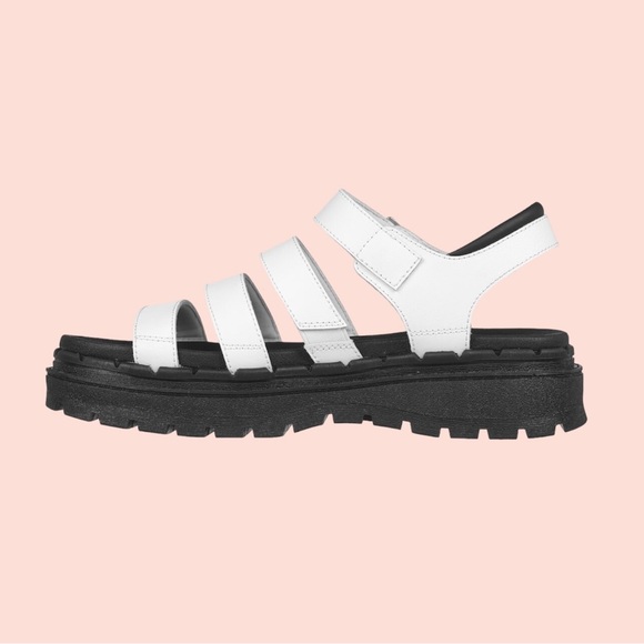 White Platform Sandals - Picture 4 of 7